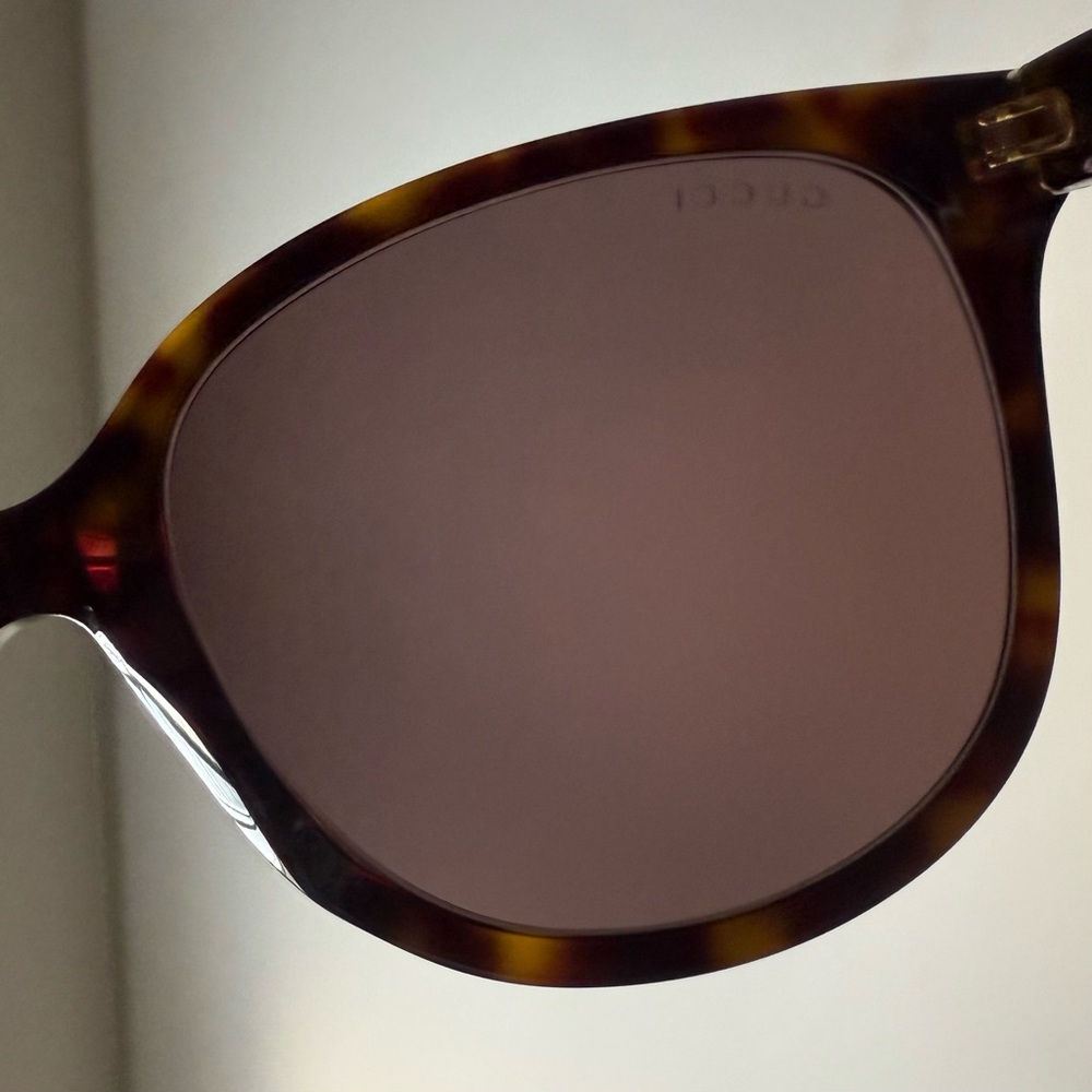 GUCCI GG0461SA Cat Eye Havana Tortoise Sunglasses NWT - Picture 12 of 13